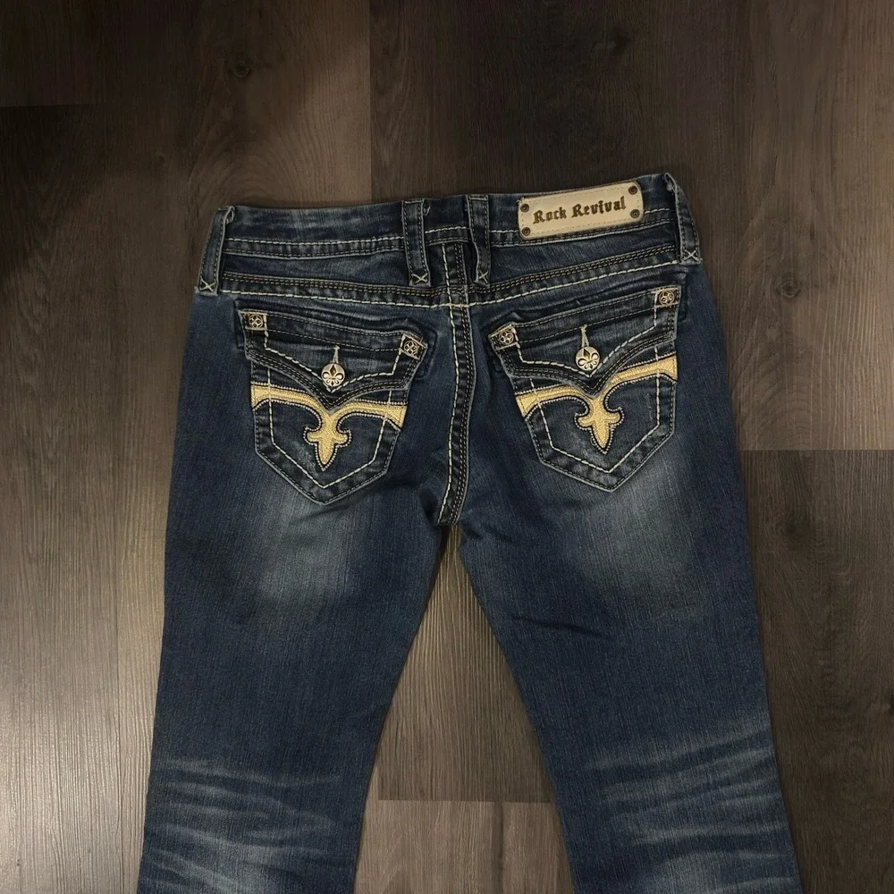 Rock Revival Jeans Leah Womens Size 27 Boot Cut Rodeo Western Wear - Picture 3 of 8